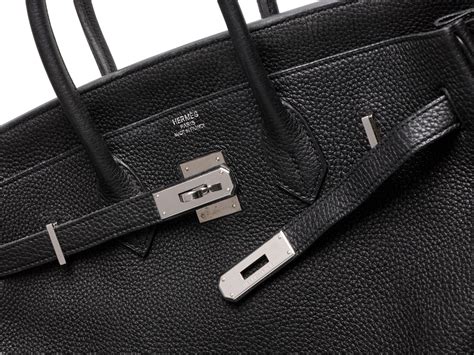 hermes birkin 35 black silver hardware|Hermes Birkin 35 togo.